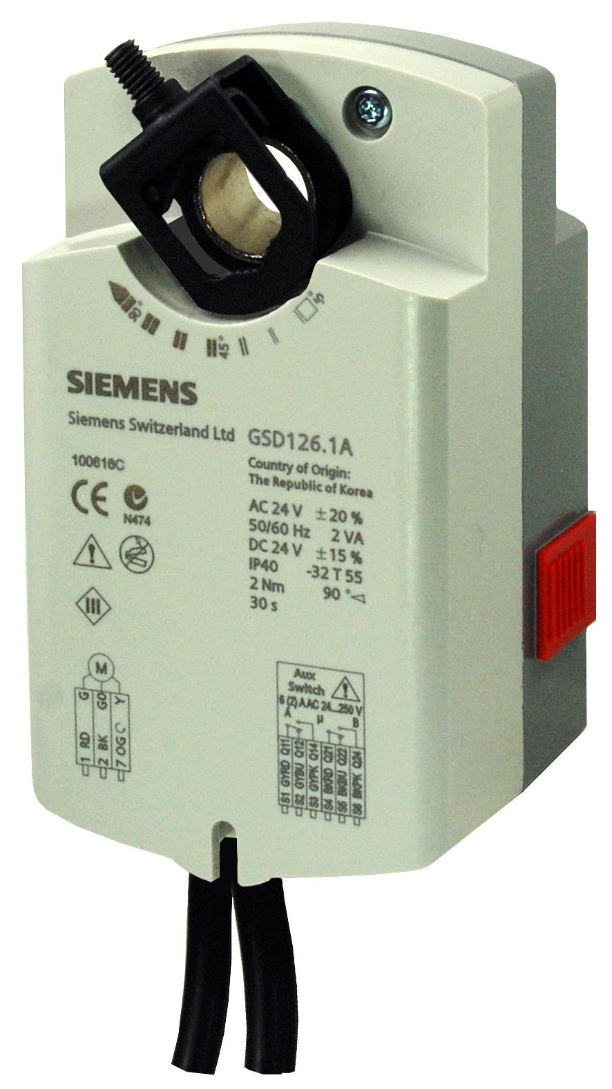 GSD126.1A | BPZ:GSD126.1A SIEMENS Приводы для систем ОВК цена, купить