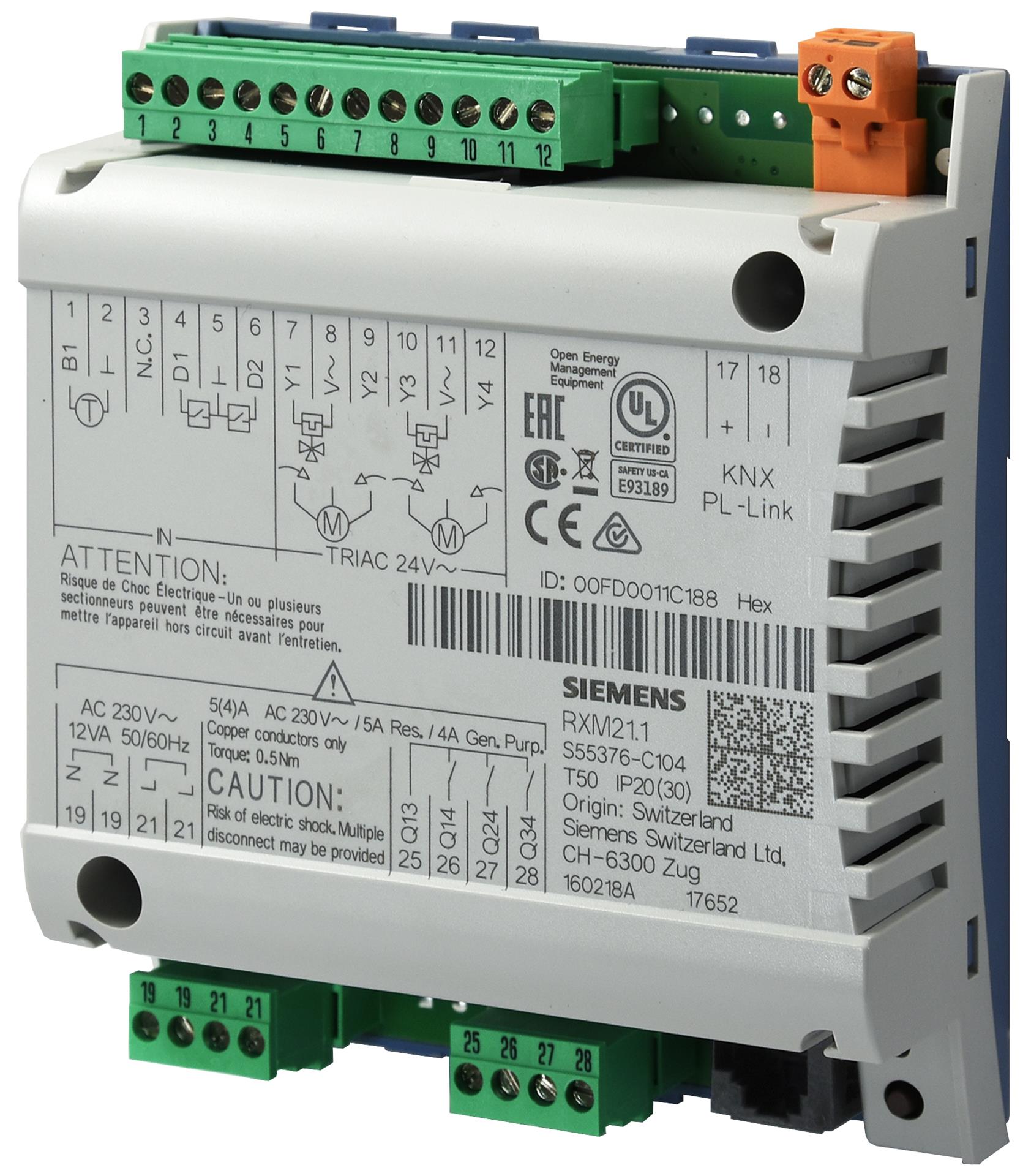 RXM21.1 | S55376-C104 SIEMENS Desigo TRA цена, купить